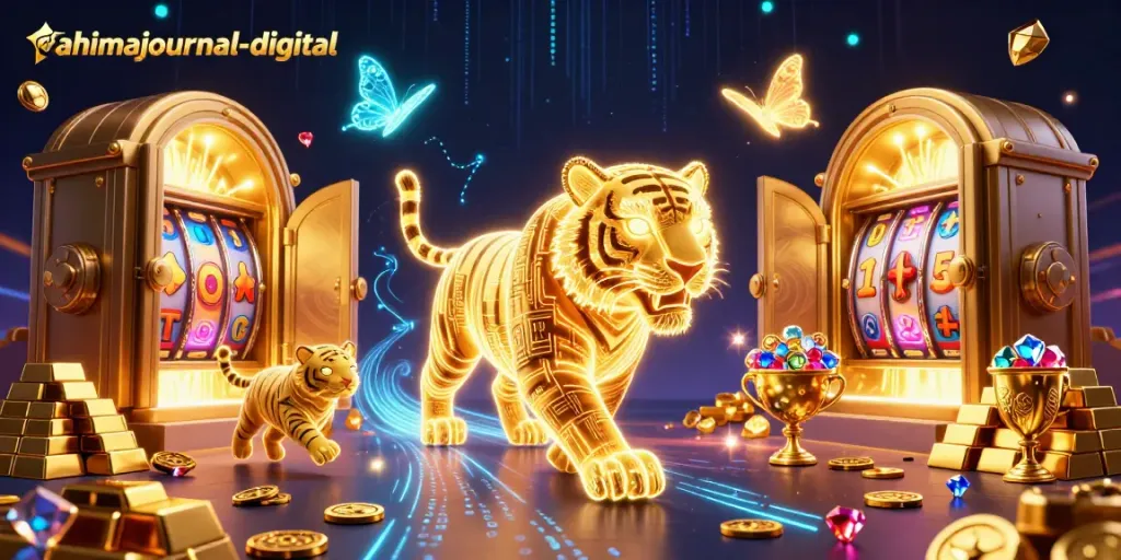 Experience high-energy gaming with ahimajournal-digital in a vibrant 3D casino.