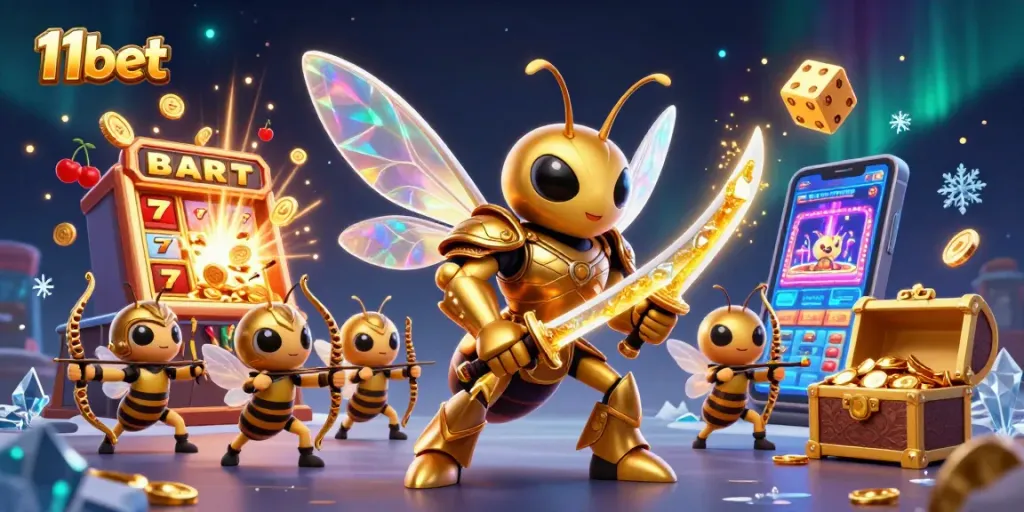 Experience exhilarating wins with 11bet in this vibrant online casino scene filled with dynamic gaming elements.