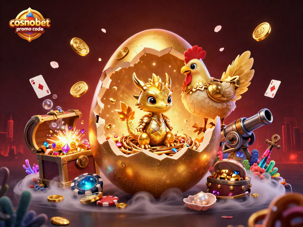 Engage with exciting offers using the cosmobet promo code and explore vibrant casino-themed illustrations.