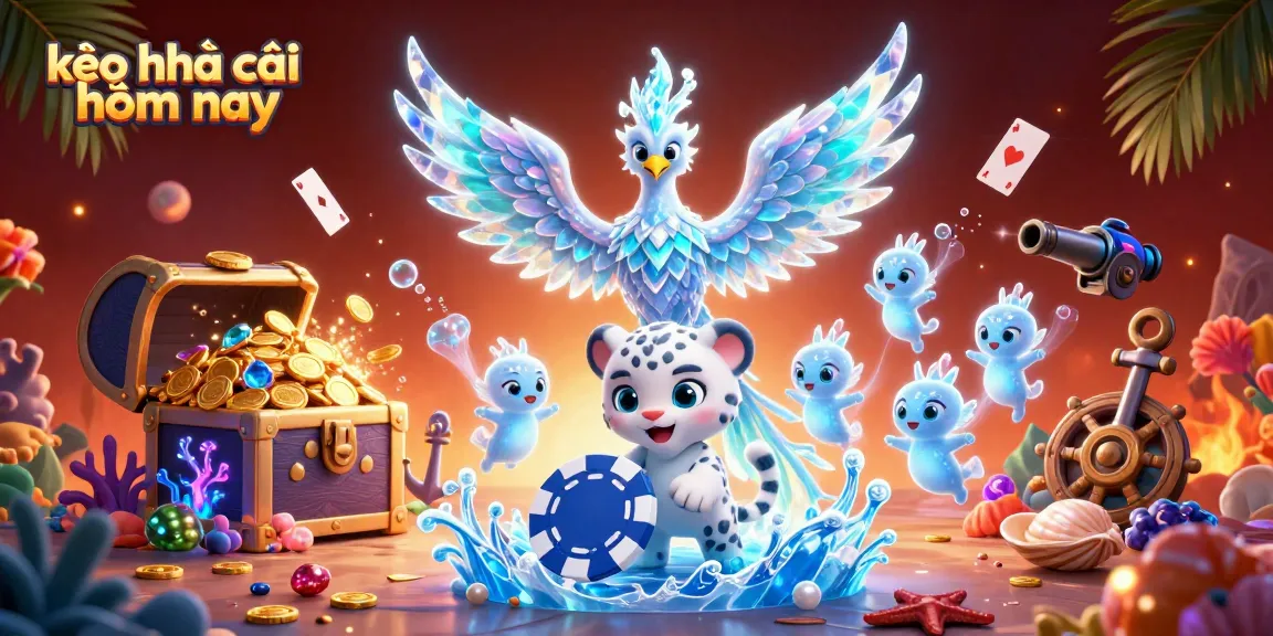 Engage with kèo nhà cái hôm nay through vibrant 3D casino scene featuring a phoenix and poker chips.