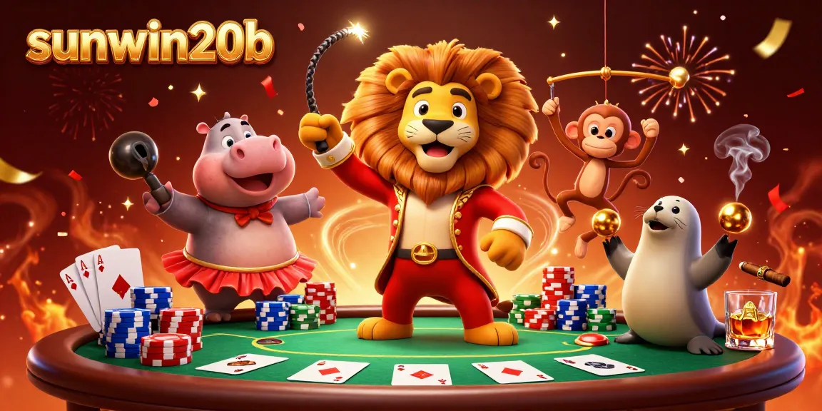 Experience thrilling gameplay at sunwin20b with an exciting casino scene showcasing vibrant characters and game elements.